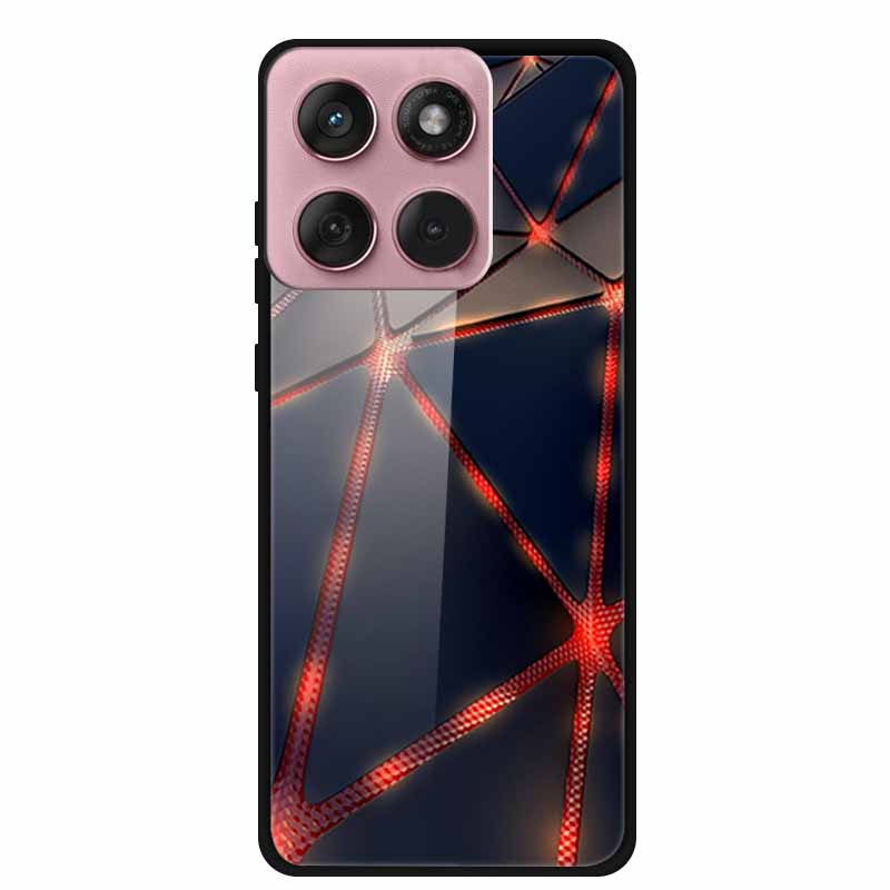 For Motorola Edge 60 60s 5G Case Hard Back Cover Tempered Glass Case For Motorola Edge 60 Fusion Phone Case Soft TPU Bumper Para
