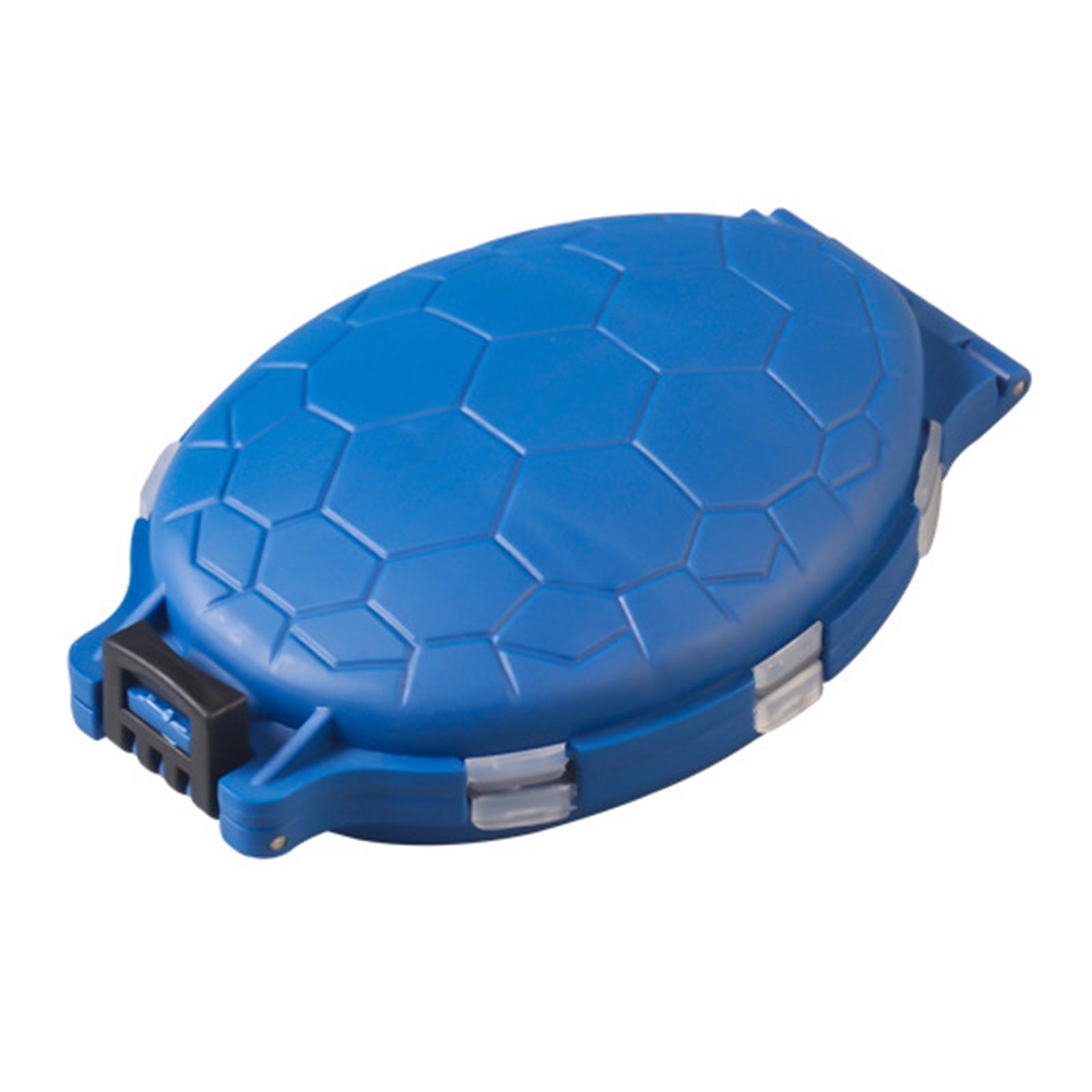 

Двусторонняя коробка для рыболовных снастей, органайзеры для приманок, кейс для рыболовных инструментов, ящик для инструментов, рыболовные снасти, часть для рукоделия синий