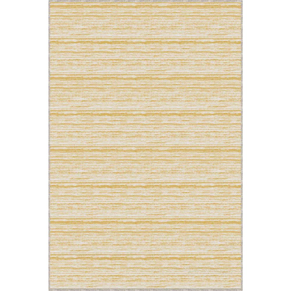 Yellow Plain Patternless Non-Slip Based Decorative Carpet, Living Room, Kitchen Rug, Bathroom and Bedroom Rug