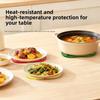 For Countertops Heatproof Coaster Pot Lid Mat For Kitchen Cream Yellow Soft Silicone Material Prevents Scratches