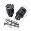 Round Riser, 2 Replacement Handlebar Clamps, Fits Most Motorcycle Handlebars with Diameter 25mm/1" (Black 25)
