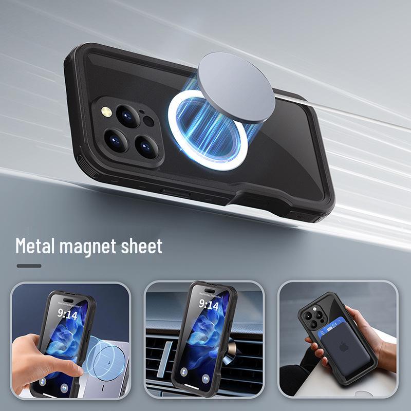 Red Pepper iPhone 16 Pro Max Waterproof Shockproof Diving Case