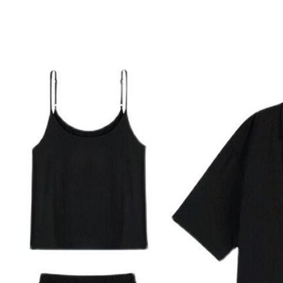 

2026 Summer Petite Korean Style Three-Piece Suit with Shorts S (for 80-95 jin)