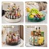 Rotating Spice Rack: Multi-functional Kitchen Storage for Seasoning Bottles