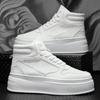 Autumn Men Casual Sneakers Platform Ankle Boots High-top Thick Bottom Sneakers Male Outdoor Basketball Shoes Sport Trainers for Daily Use