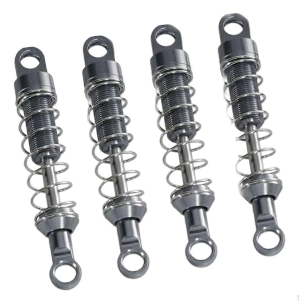 4 Metal RC Car Shock Absorbers for 1/12 Scale MN78 Model Trucks