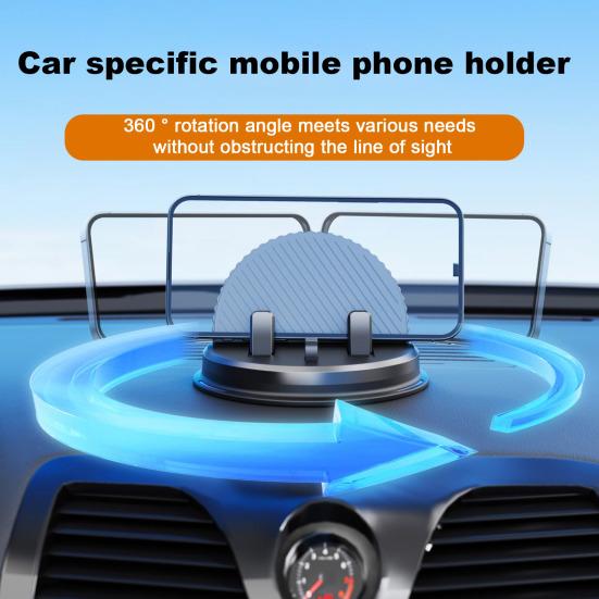 Car Dashboard Phone Holder 360 Degrees Rotating Phone Stand Hands-free Universal Mobile Phone Mount for Smartphone