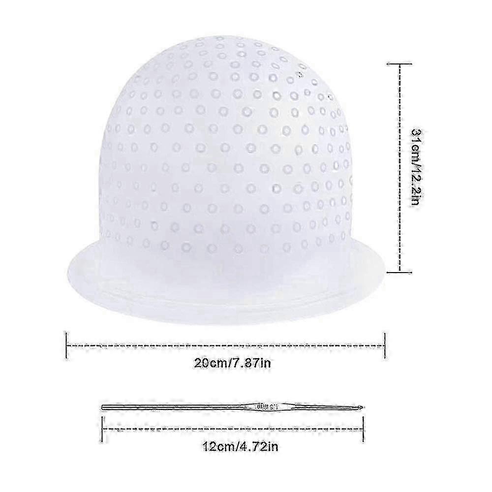 Silicone Highlight Cap, Reusable Professional Salon Dye Cap Tools