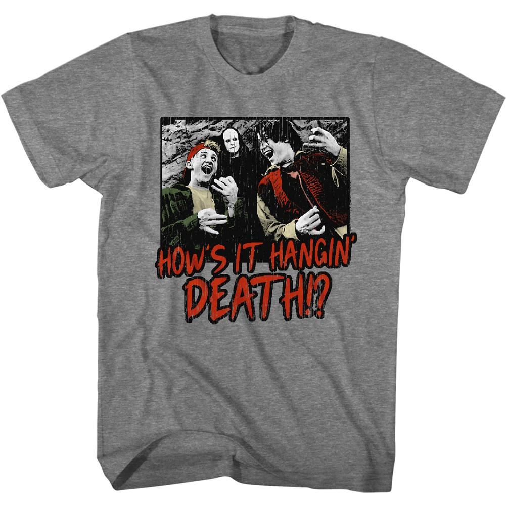 Bill & Ted s Bogus Journey Movie How s It Hangin Death Men s T Shirt S