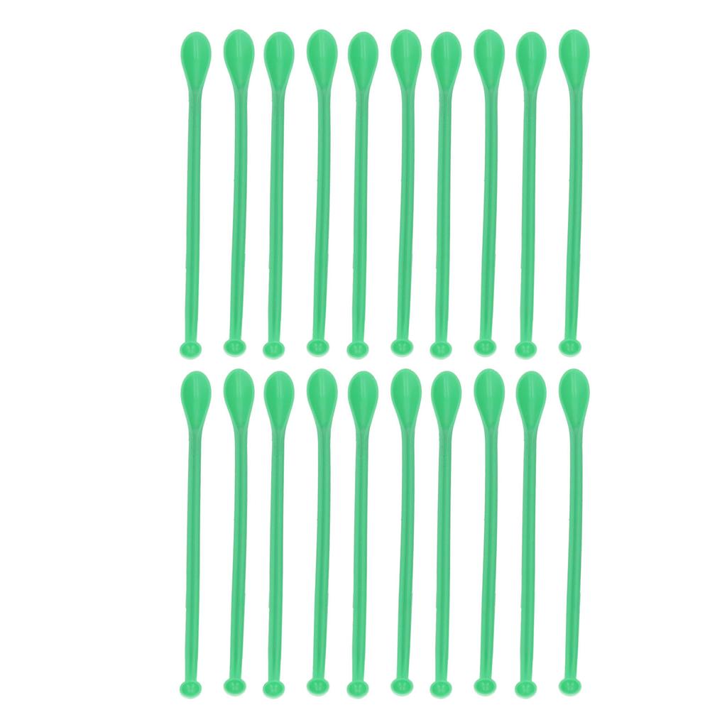 20PCS Double Ended Medicine Spoon Mini Plastic Sampling Medicine Spoons for Laboratory