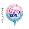63 Stück Geschlecht offenbaren Luftballons Junge oder Mädchen Rosa Blau Babyparty Dekorationen Taufe Taufe Baby Geschlecht Offenbarung