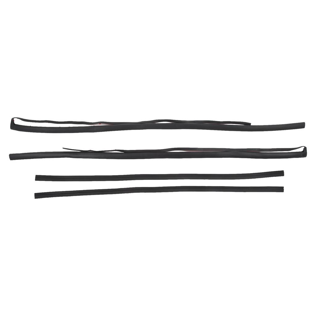 Car Door Seal Kit Wind Noise Reduction Flexible A B Pillar Seal Strip Replacement for Telsa Model 3
