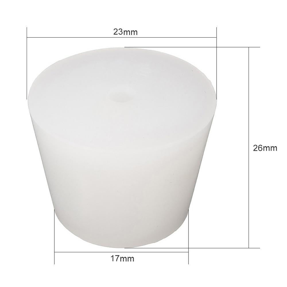 Home Bottle Stopper Brew Wine Stoppers Silicone Plug With Hole For Airlock Valve Bubbler Grade Silicone Rubb