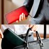 Dom Teporna Italy Long Genuine Large Italian Gradient Round 14 Card Green Men's Wallet, Leather, Green, Capacity, Leather, Zipper, Slots,
