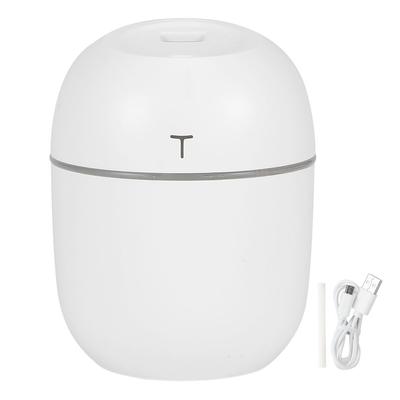 220ml Desktop USB Powered Mini Air Humidifier for Home Office Dormitory Car Use White