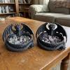 Dark Style Dragon Shaped Jewelry Tray Unique Dragon Trinket Bowl  Room Decor