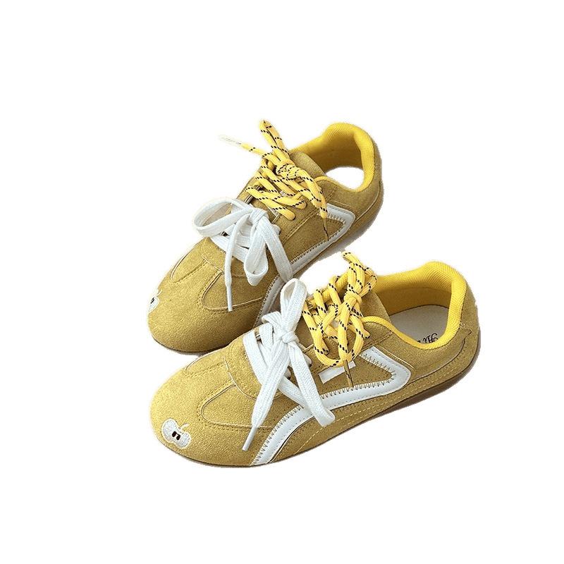 Cartoon Forrest Gump Shoes Women's Spring 2025 New Retro Flat-bottomed Versatile Sports Training Shoes Breathable Casual Board Shoes