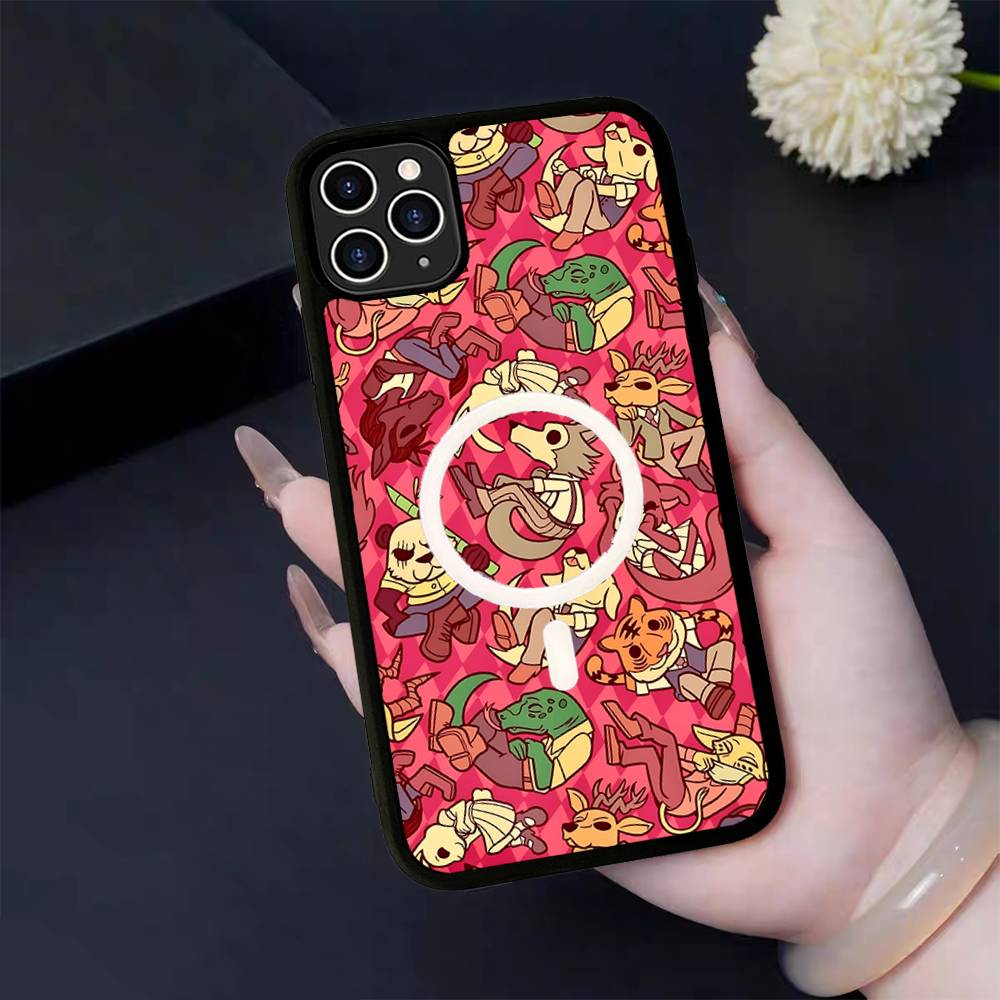 

Classic Japanese Anime B-Beastars Phone Case For IPhone 13 14 15 11 12 16 17 Pro Max Plus For Magsafe Magnetic Shell iPhone 12 pro