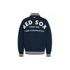 New MLB Boston Red Sox Letterman Varsity Baseball Jerseys Unisex Boston Red Sox Navy Blue 31JP04011-43N