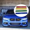 2 Peças Faixas de Acabamento da Grelha Dianteira Capa Adesivos de Moldura Para BMW F10 E60 F30 F32 F20 F22 F06 F02 F25 F26 G20 Série 1 2 3 4 5 6 7