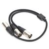 JORINDO JD60711 XLR Hane till Dubbel XLR Hane Kabel Y-Typ Splitter Mikrofonkabel
