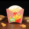 50 Stück Papier Pommes Schachtel Einweg Papier Charcuterie Becher Obstsalat Verpackungsbox DIY Pommes Halter Food Truck Paket