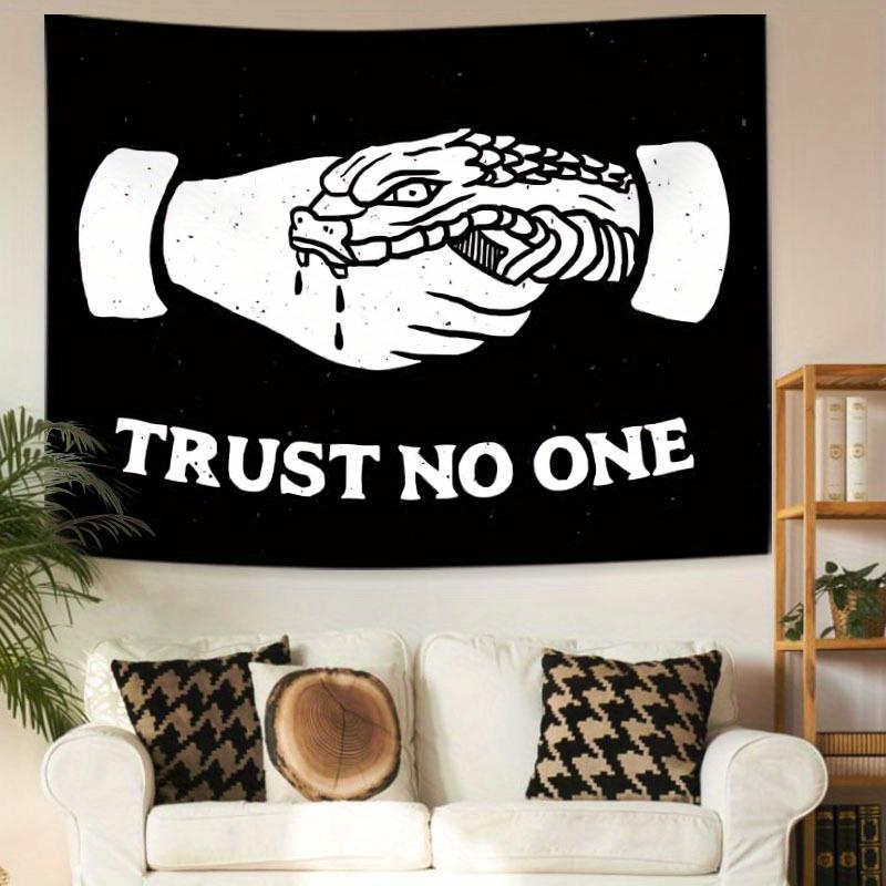VIKAMA Minimalistisches Englisches Wandteppich Für Heimdekoration Wandbehang Geeignet Für Schlafzimmer Und Wohnheim Wanddekoration