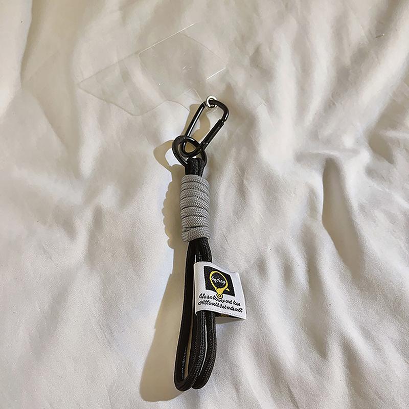 Color Combination Short Mobile Phone Lanyard Can Be Portable Anti-Release Rope Hanging Wrist Pendant Clip Hanging Decoration