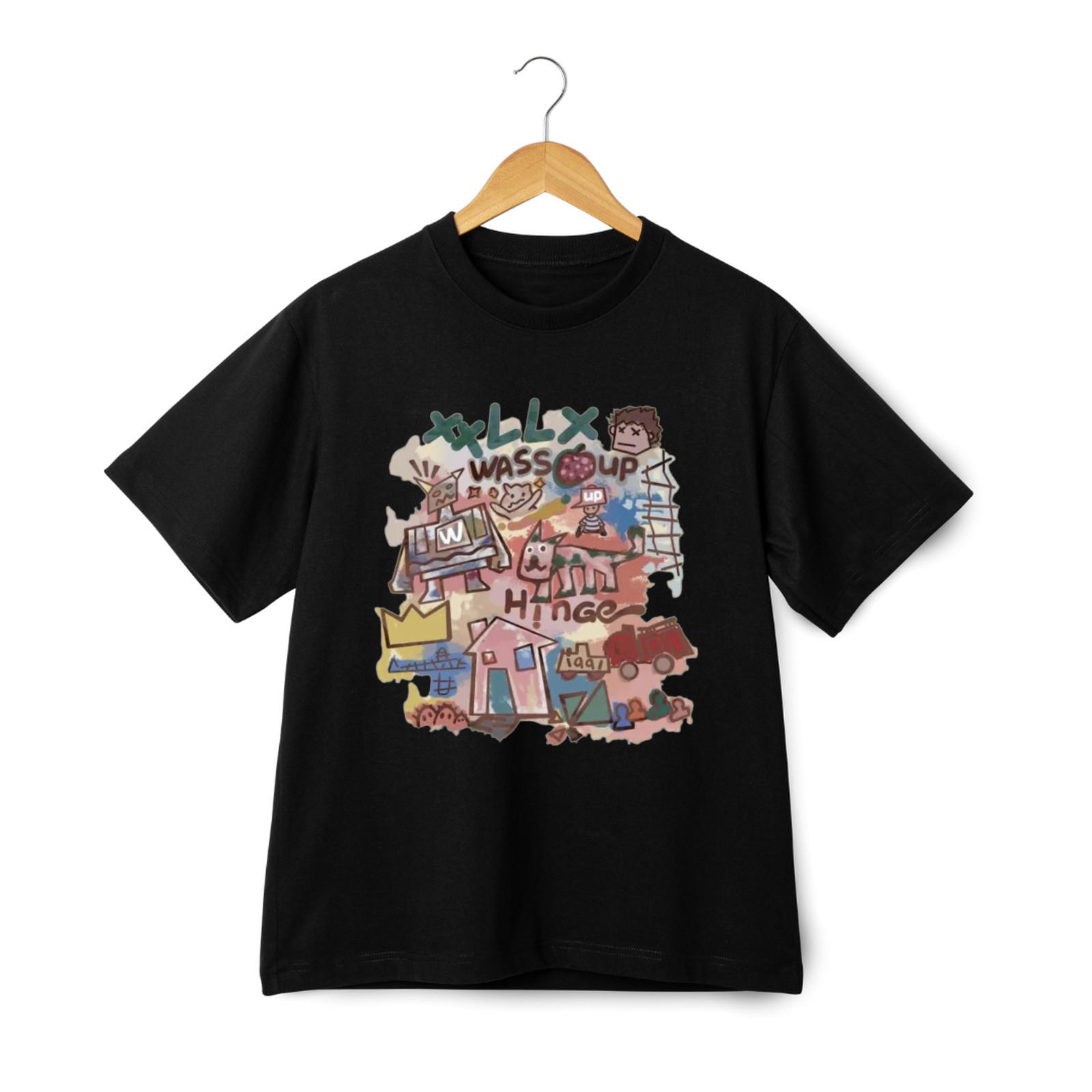 Wassup Pirate Ghost Graphic Unisex Tee M