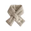 Striped Plaid Cross Wrap Scarf 3 Colors Children Scarf Cute Baby Neckerchief  Baby Girls