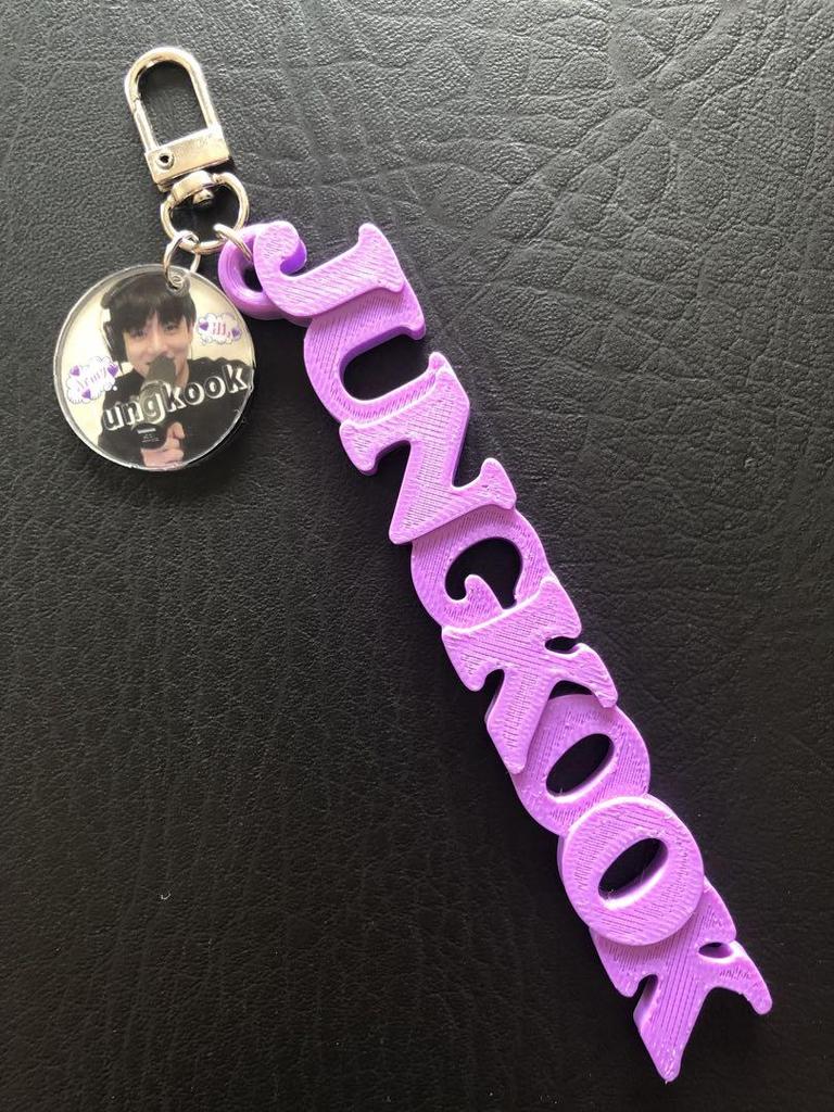 [USED] BTS Jungkook JK Drawstring Bag Single Rope Type