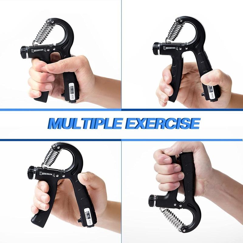 Hand Gripper Adjustable Resistance Hand Grip Strength Trainer Fingers Wrist Forearm Exerciser Adjustable Resistance