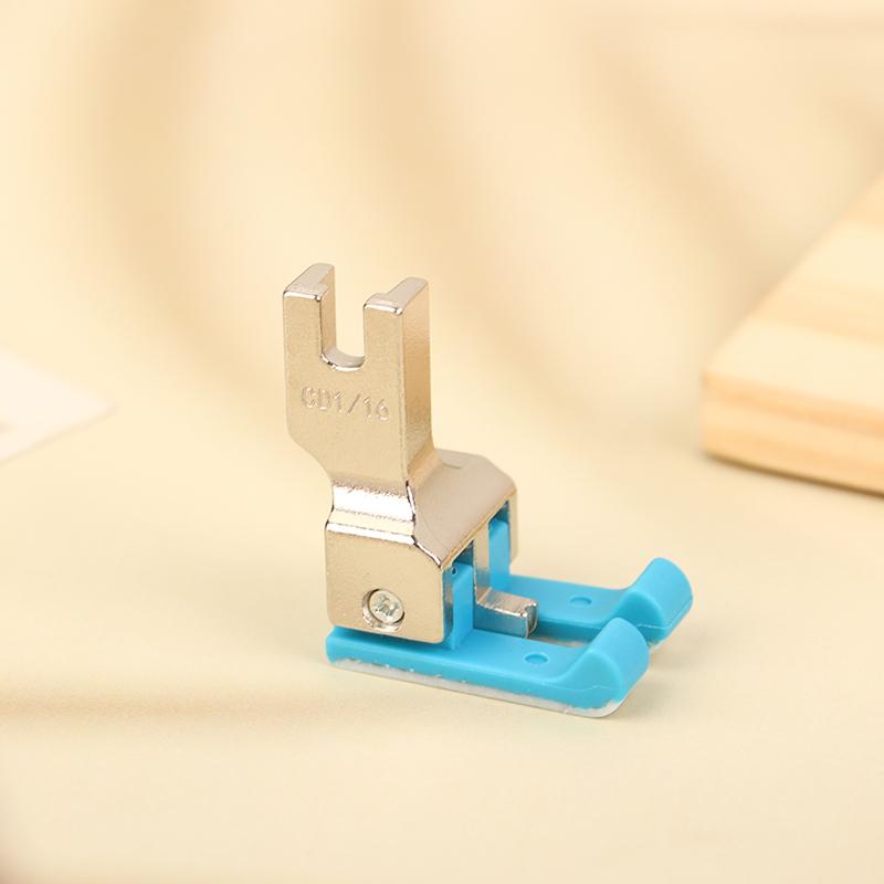 1ks Cd1/32'' 1/16'' Průmyslový šicí stroj Plastová Dvojitá kompenzační patka Šicí stroj s vázaným stehem Standardní patka