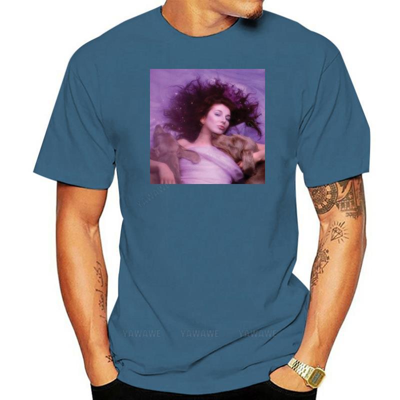 

New arrived tshirt New Kate Bush Hounds Of Love Rock Music Band Mens Grey TShirt Size S3XL casual tee Classic Adult tops 4XL