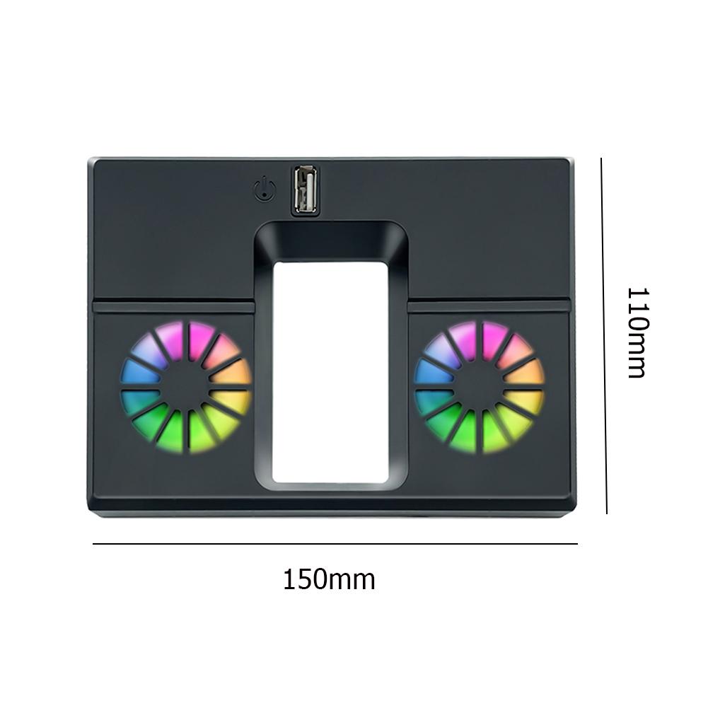 

Vertical Cooling Fan RGB Colorful Cooling Stand Cooling System Accessories Cooling Fan Dock Station for Xbox Series X Console