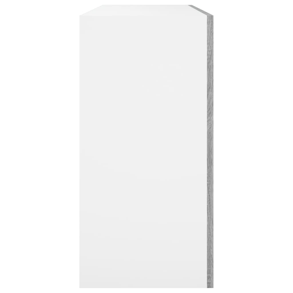 Armadietto a muro Lyon Sonoma Grigio 80 x 31 x 60 cm Truciolato