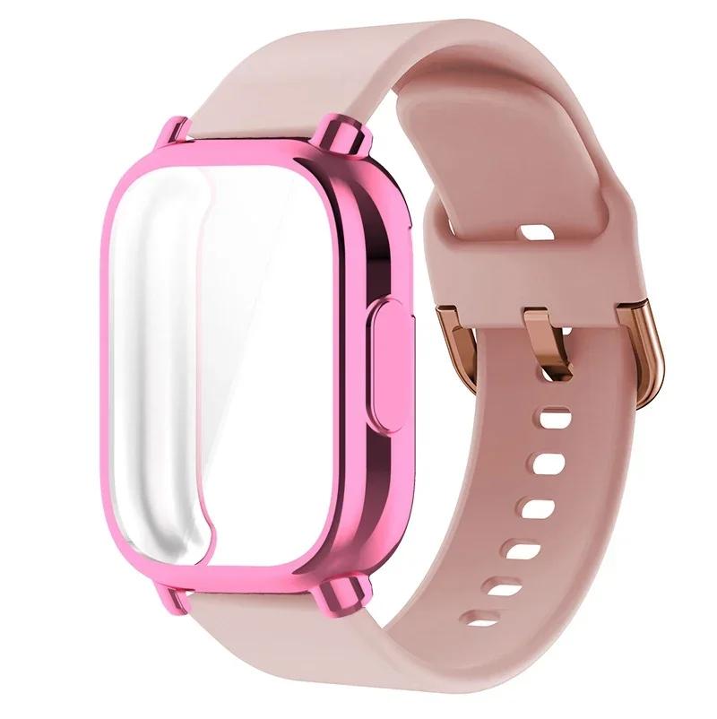 Protector Case+Silicone Strap For Xiaomi Redmi Watch 5 active/5 Lite Full Cover Screen TPU Soft Shell and Breathable Sport Bands