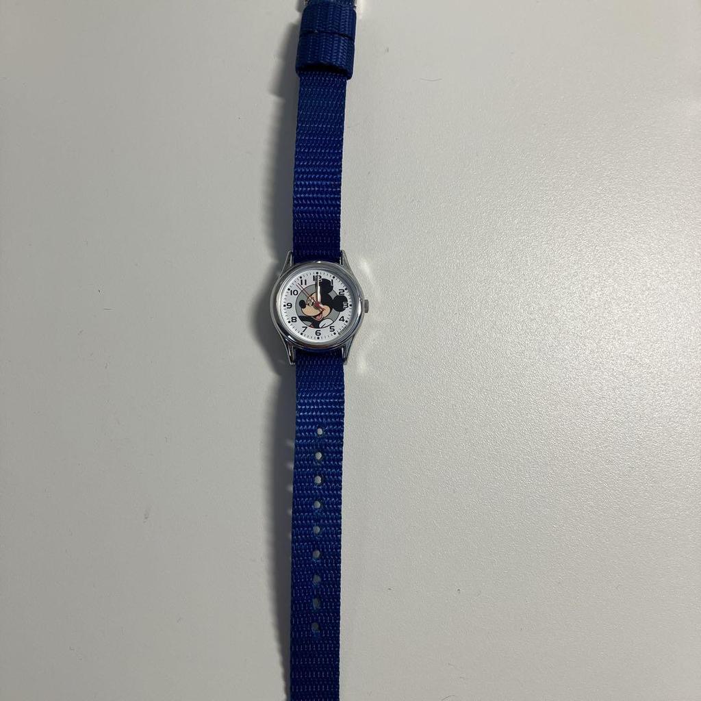 [USED] SEIKO Y121 AM50 Disney Mickey Mouse Wristwatch