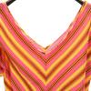 Celine Made In Italy Overall Handle Short Sleeve V Neck Cut L Pink Women Used