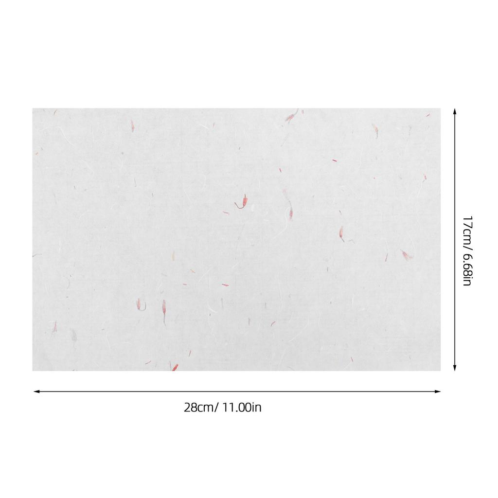 40 Sheets Premium Xuan Paper Rice Paper for Chinese Calligraphy Japanese Kanji Writing Ink Diffusion Control Painting Practice