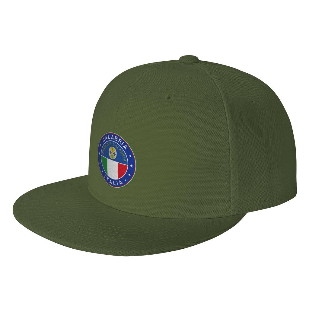 Fashion Calabria Italy Flat Brim Sun Hat Trendy Matching Sports Visors