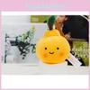 Encantador Llavero de Peluche de Manzana con Felpa Corta para Accesorios de Mochila Juveniles