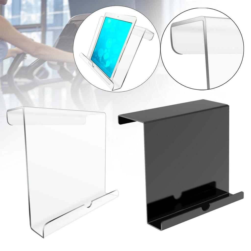 Compact Treadmill Book Holder Acrylic Reading Rack Stable Tablet Stand for Electric Treadmill Accessories