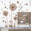 Dandelion Wall Stickers, Living Room Background Decoration, Cozy Bedroom, Room Decoration, Self-adhesive Stickers, Bedroom Wall Stickers