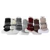Fair Isle Style Calf Socks Cashmere Blend Leg Cuffs Slouch Leg Warmers  Autumn Winter Wear