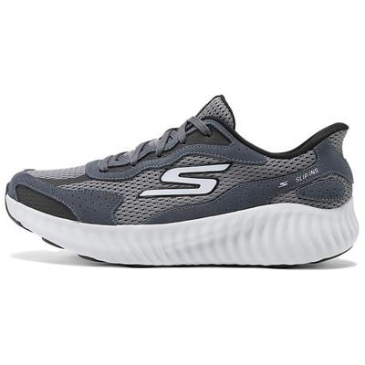 Go Comfortable Versatile Shock Absorbing Breathable Low Top Running Shoes Men Sneaker Blue Gray 220394-CCBK
