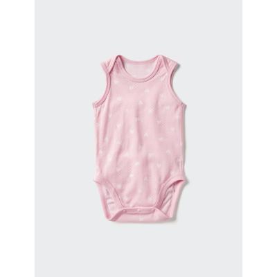 Japan Cotton Mesh Bodysuit Sleeveless