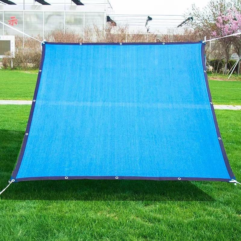 Sunscreen Net UV Protection Shade Cloth For Patio Garden Pool Outdoor Use Reinforced Thickened Retractable Sunshade In Blue Green Black Color Options