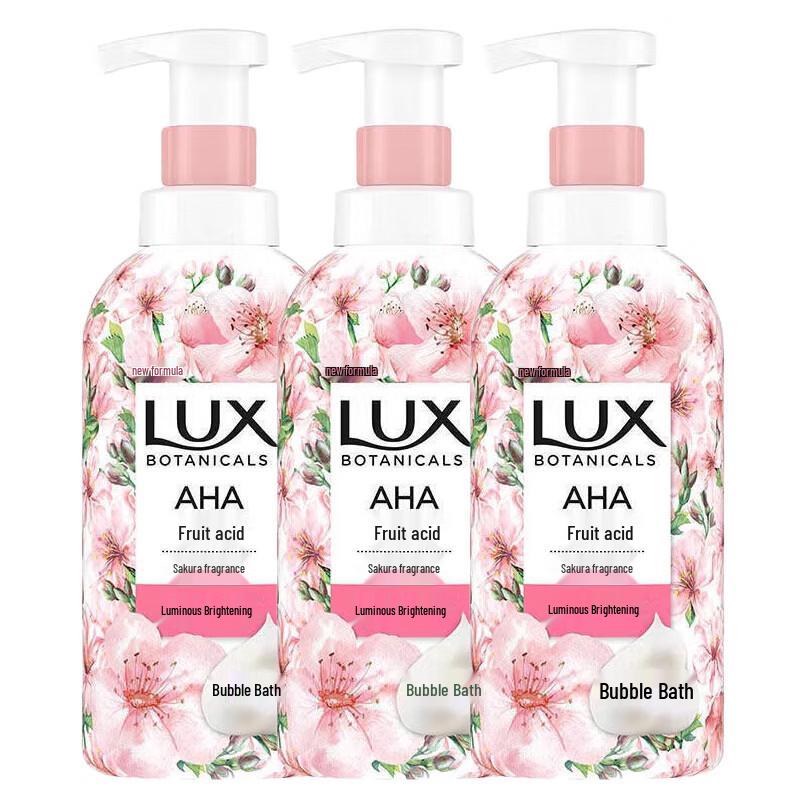 Lux Botanical Essential Oil Cherry Blossom Scented Bubble Bath