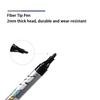 M&G 1/12 Pcs 2mm Black Blue Red White Silver Waterproof Paint Pen Oil-based Paint Car Scratch Repair Pen Auto Touch Up Paint Pen